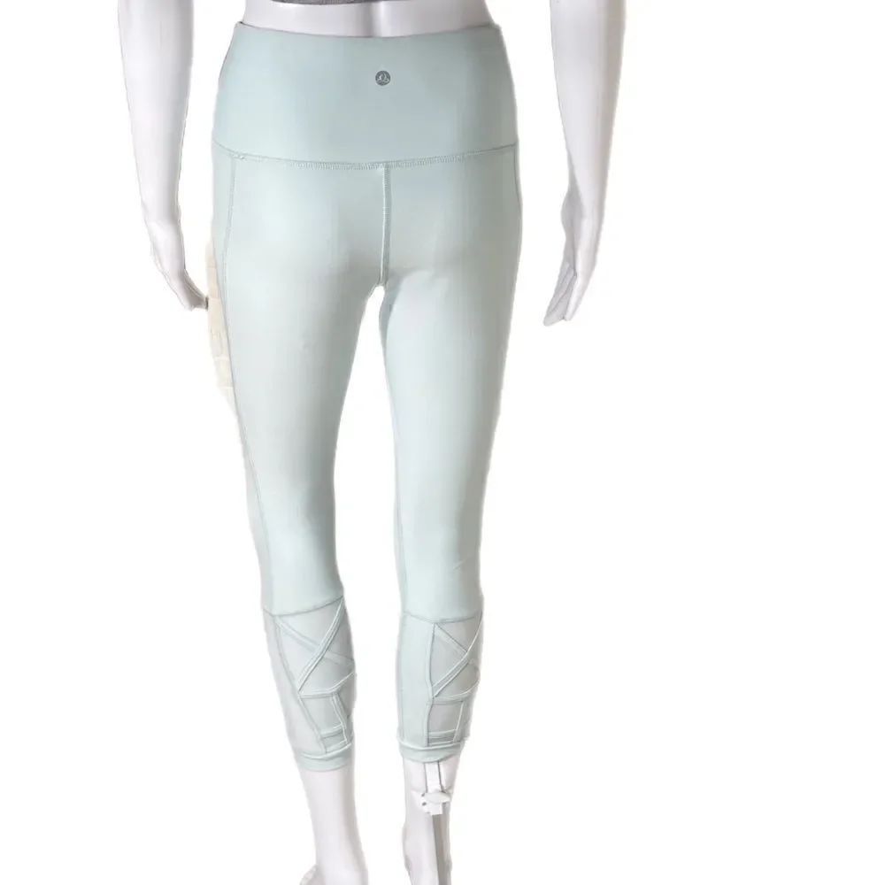 Apana Petite Length Mesh Cut Out Ankle Leggings